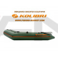 KOLIBRI - Надуваема моторна лодка с твърдо дъно KM-280 SC Standard - зелен